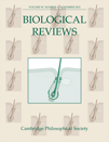 Biological reviews cover